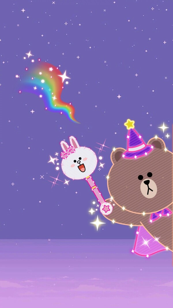 line friends 布朗熊 可妮兔