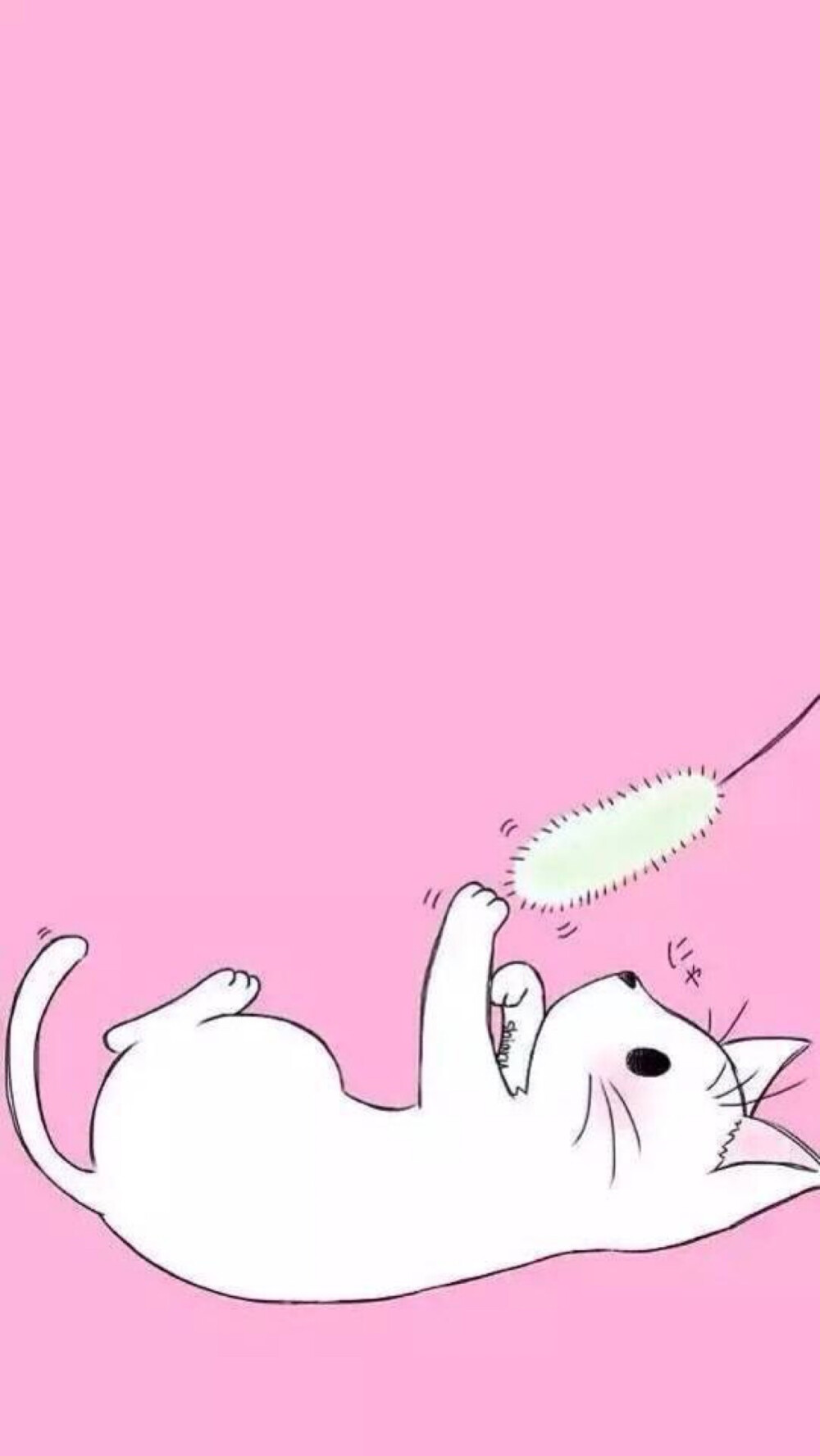 壁纸粉红色pink小猫咪超可爱少女心