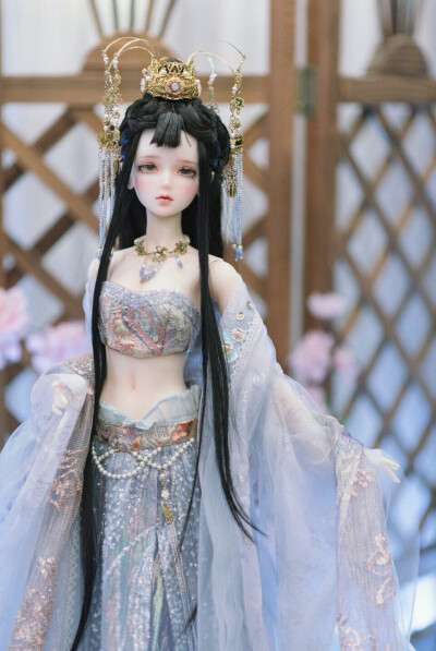 古风美人 sd娃娃 bjd 玩具 人偶 壁纸 萌物