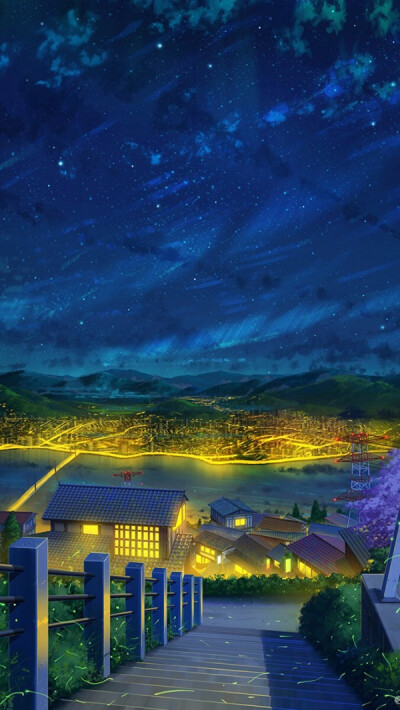 夜景动漫场景z