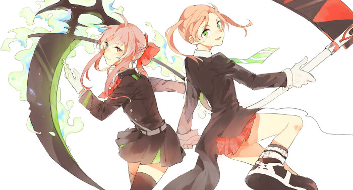 其他动漫 终结的炽天使/soul eater 噬魂者[柊真昼/摩诃亚尔邦]