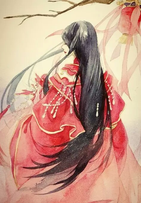 t^t喜欢的抱走,古风 红衣 壁纸 插画 妖孽 美女 剑三