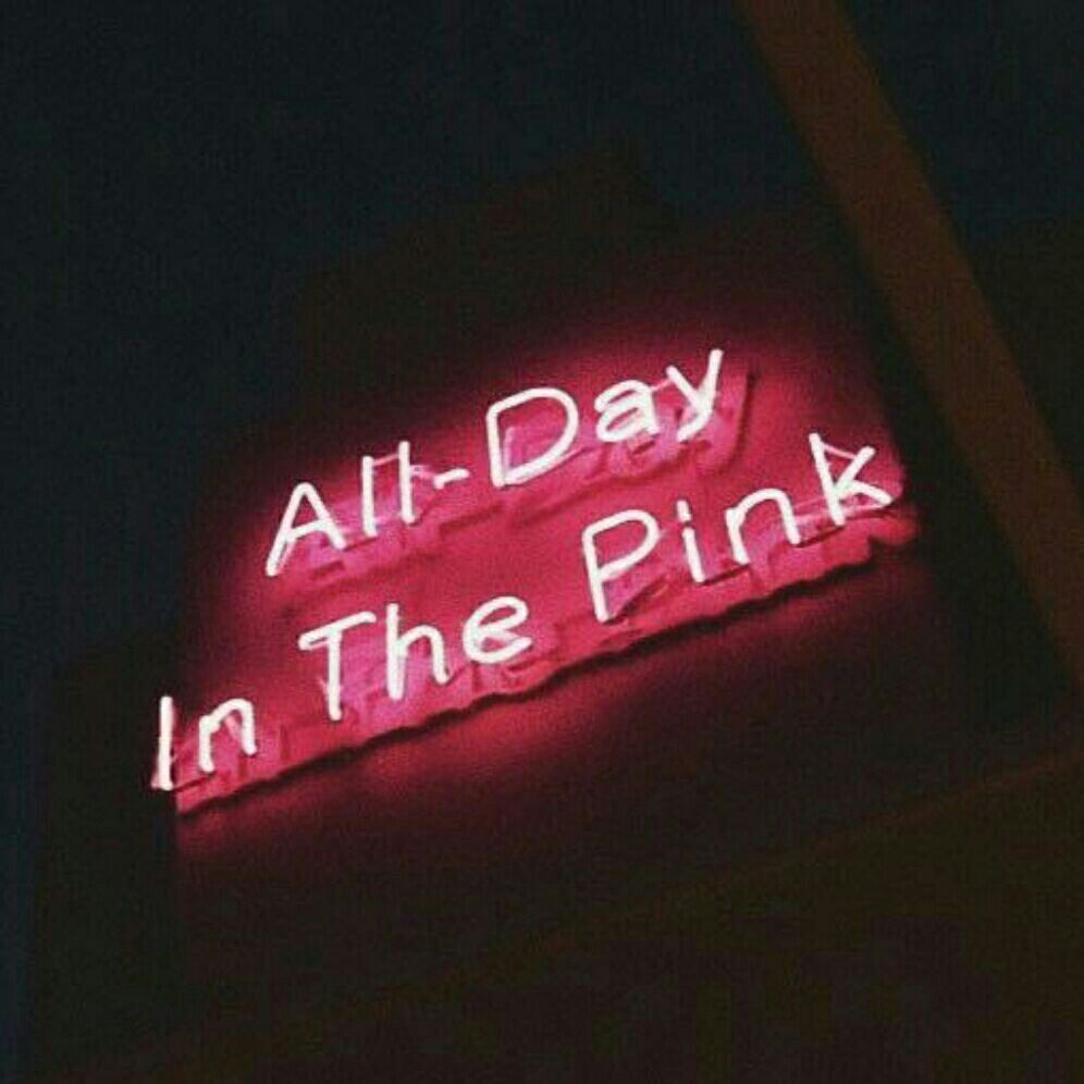 all day in the pink.