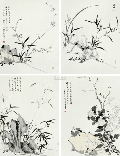 中国风梅兰竹菊