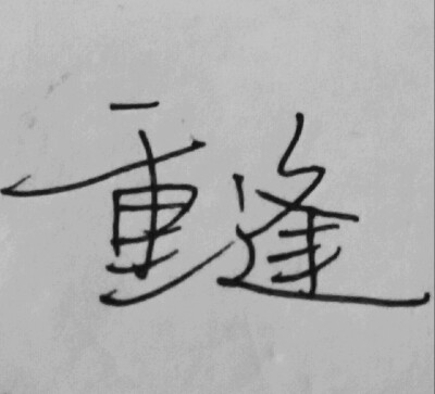 重逢文字