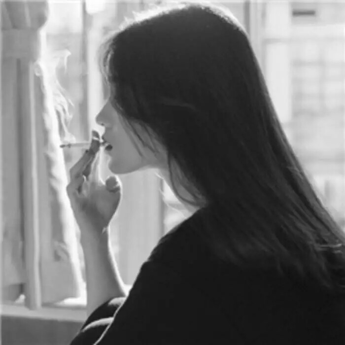 黑白头像⊕女生头像⊕微彩⊕真人头像
