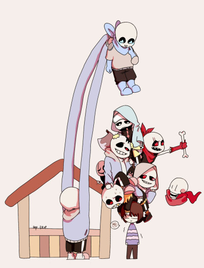 sans的四次元手臂x undertale horrtale dusttale underswap fellswap