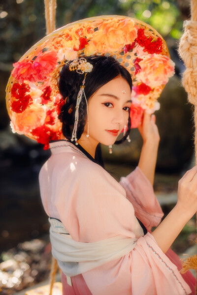 【古风真人写真】#流莺#   摄影:瑭珊瑭