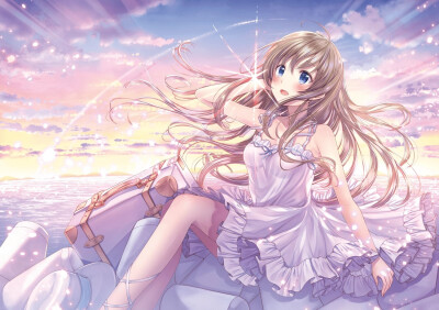 动漫 壁纸 头像 唯美 少女 梦幻 唯美 插画 套图 【侵权致歉】
