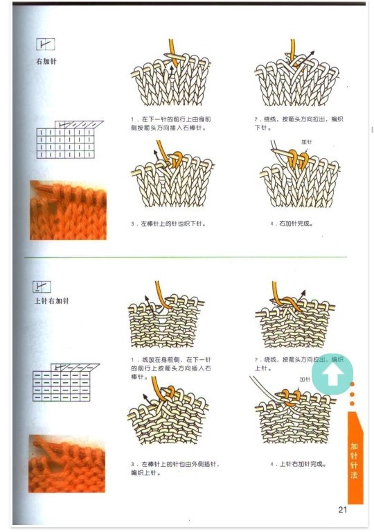 加针针法 右加针 堆糖,美图壁纸兴趣社区