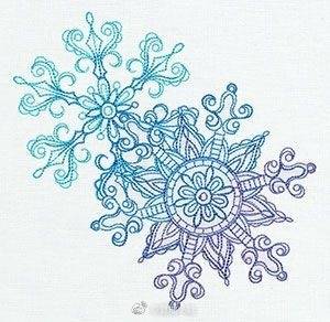 雪花手帐
