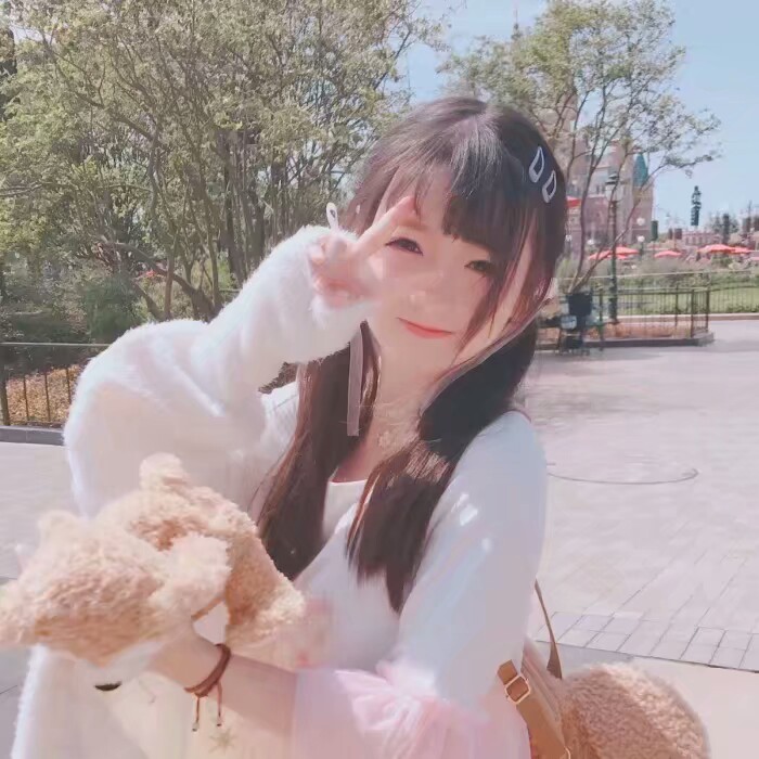 女生头像/双马尾/萝莉/软妹/闺蜜头像/手机挡脸