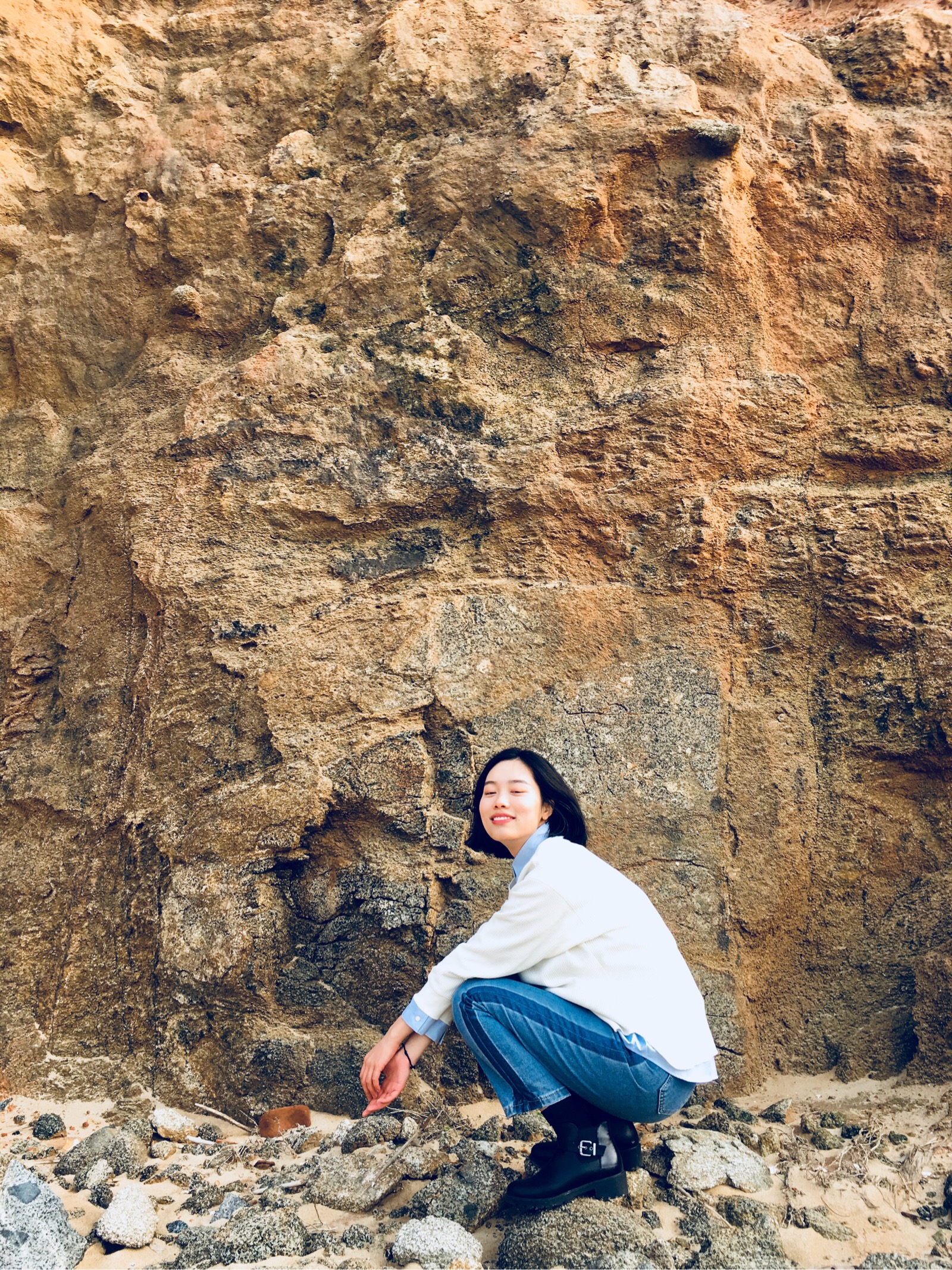 西楼#自拍pose姿势#海边海景