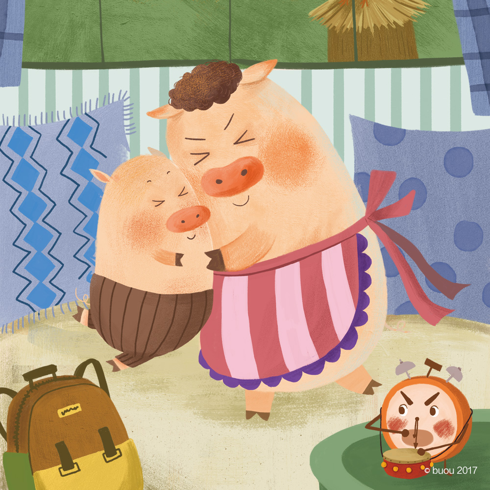 猪妈妈和小猪