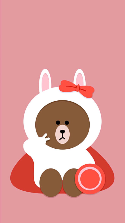 可妮兔 熊熊 卡通iphone壁纸