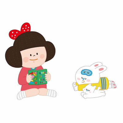 可爱小人插图