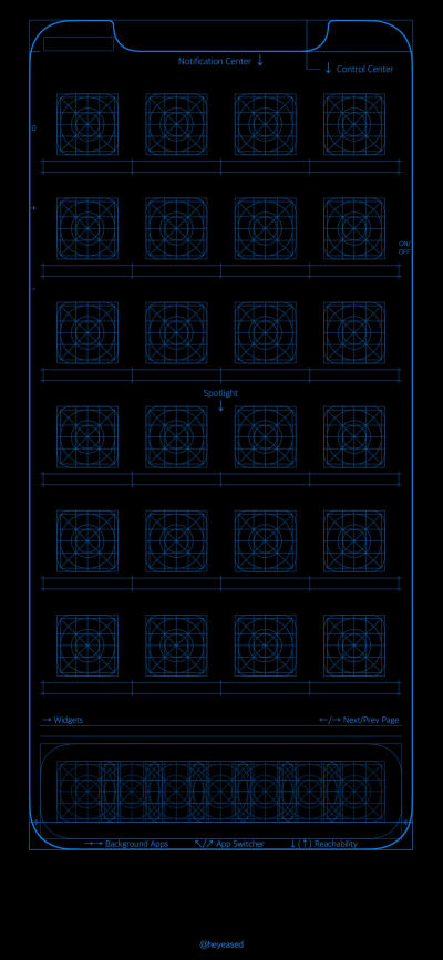 iphone图标网格壁纸,iphone图标图片壁纸 iphonex壁纸—抱图请留赞@heyeased—直接设置无需缩放—网格套装(1