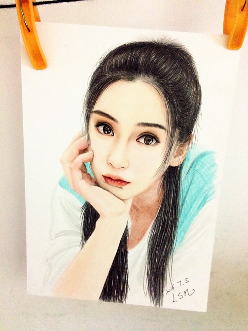 手绘杨颖