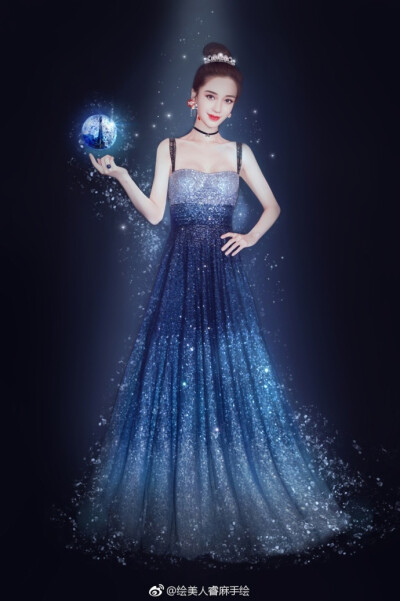 杨颖baby手绘图angelababy