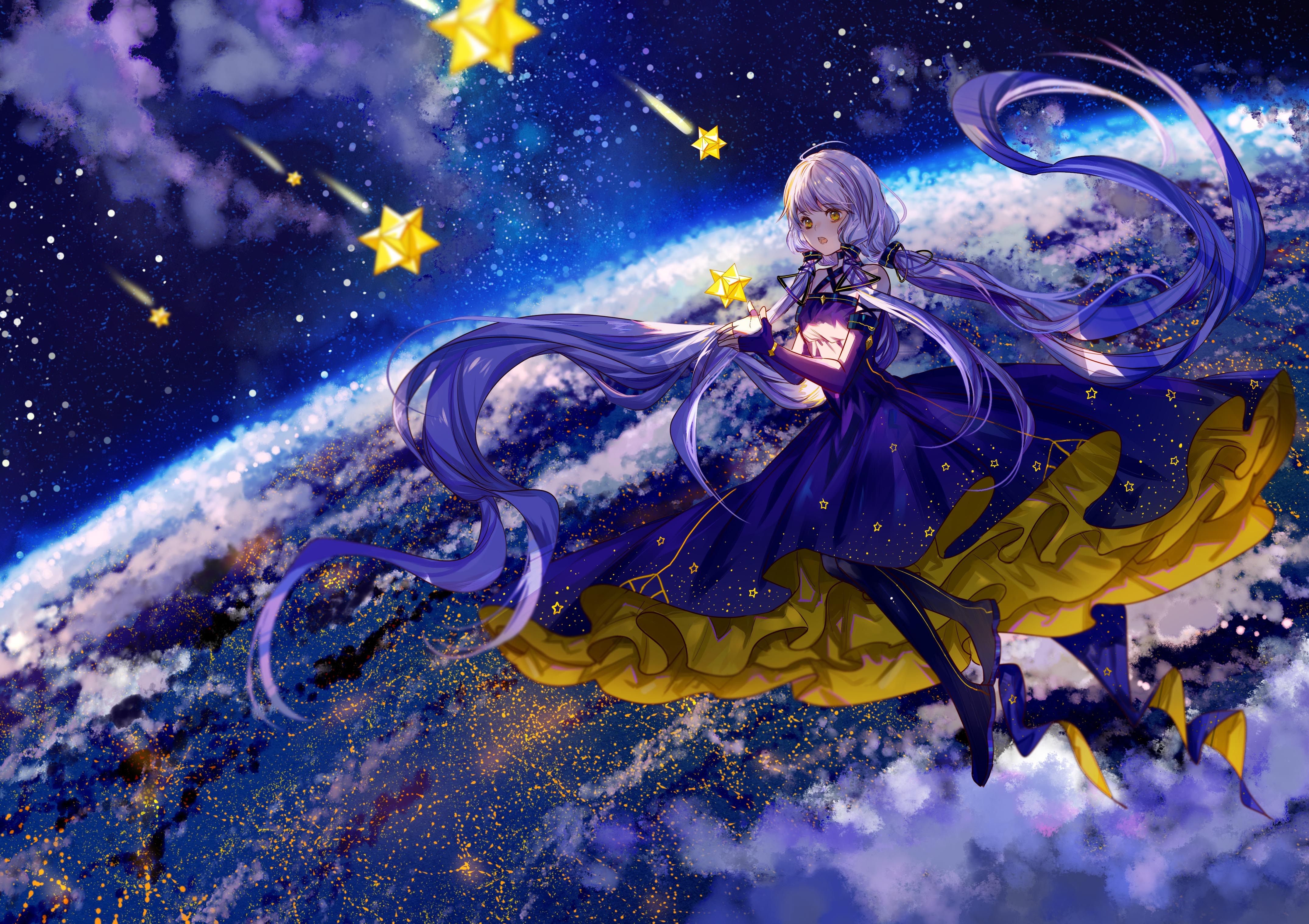 vocaloid 星尘 绘师:ジャム(pixiv id=3529390 本作品pixiv id=