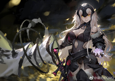 黑贞德 fate fgo 龙之魔女 (by:罗光佑qmo)
