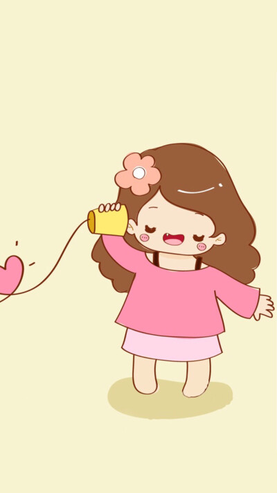 卡通 清新 平铺 男女 屏保 锁屏 高清 主题套图 情侣壁纸 ●▂