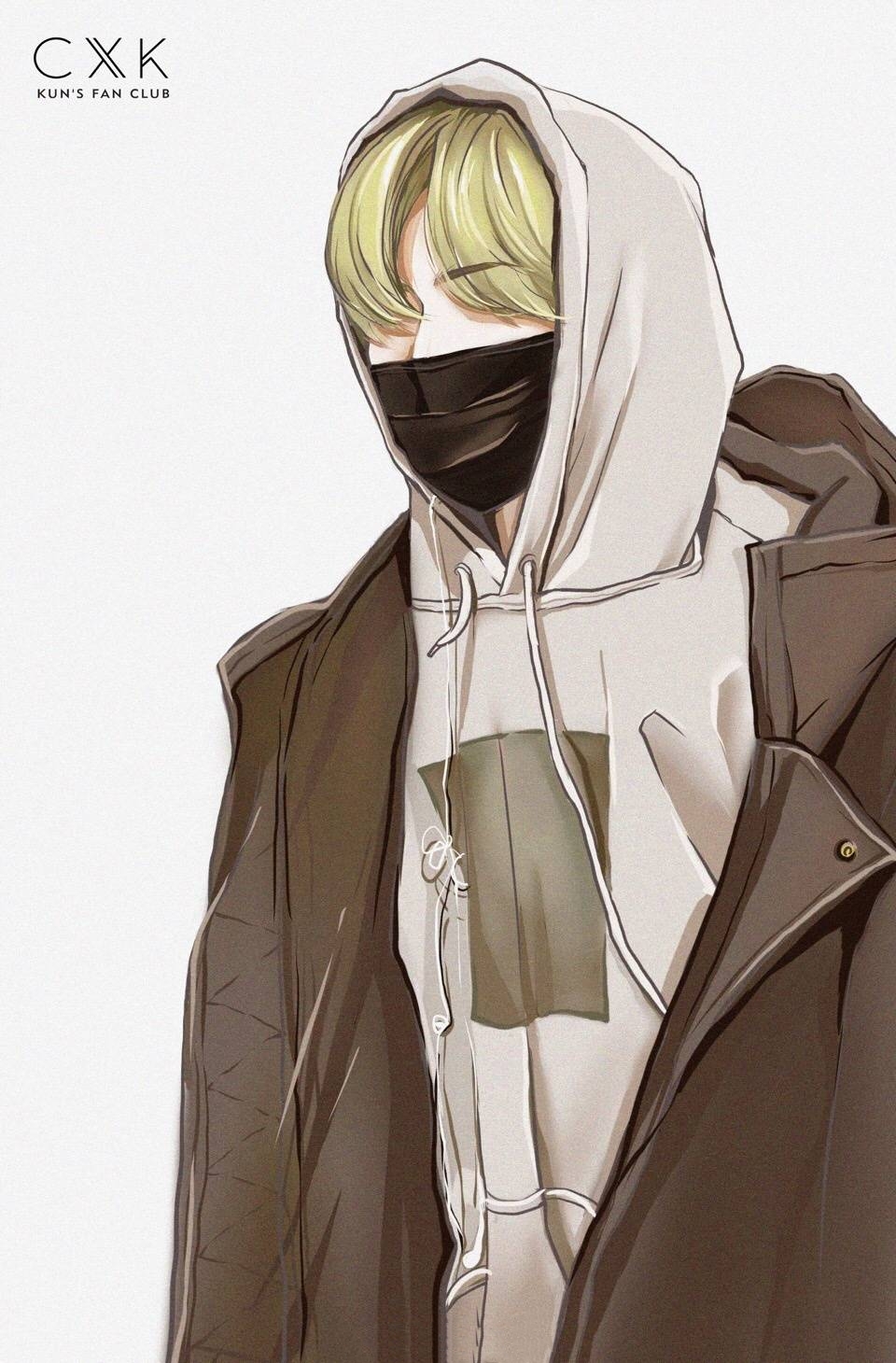 戴帽子的蔡徐坤现实版与漫画版耳机的细节是real棒了 cr.见logo