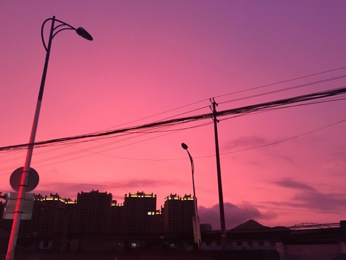 朋友圈背景图 键盘背景图 夕阳垂暮