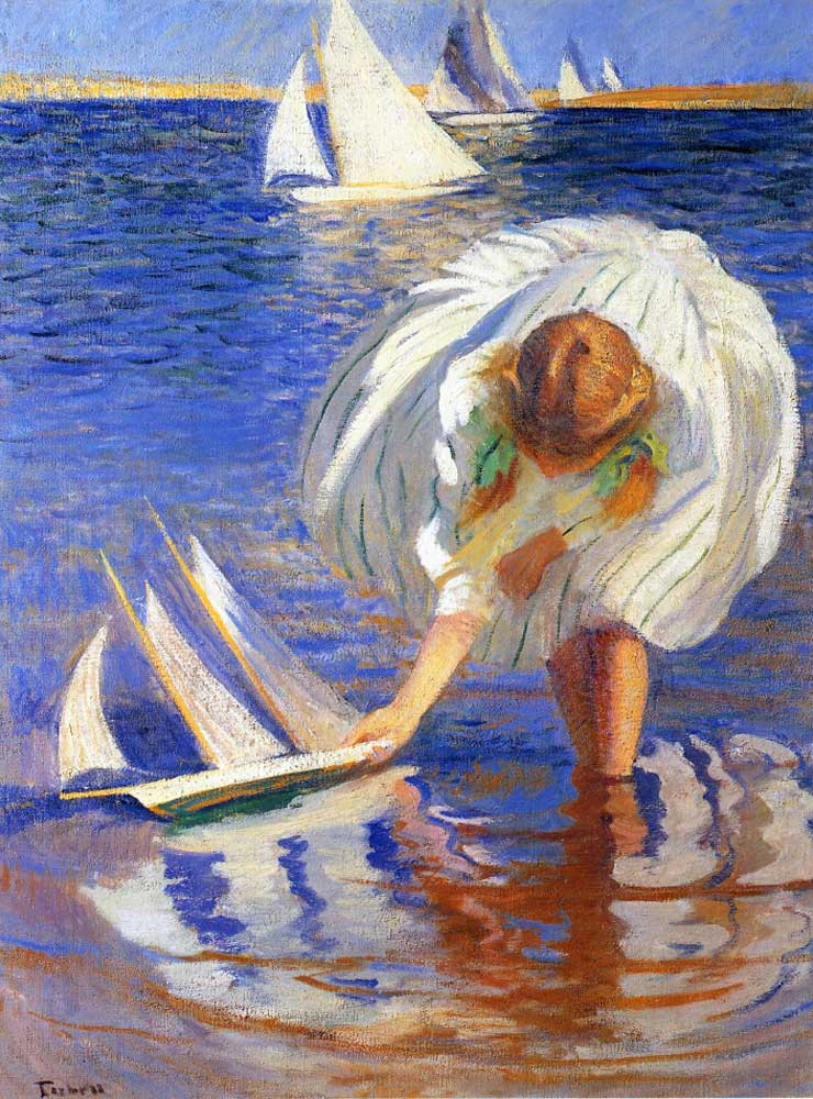 edmund charles tarbell 美国印象派画家(1862年- 1938年)