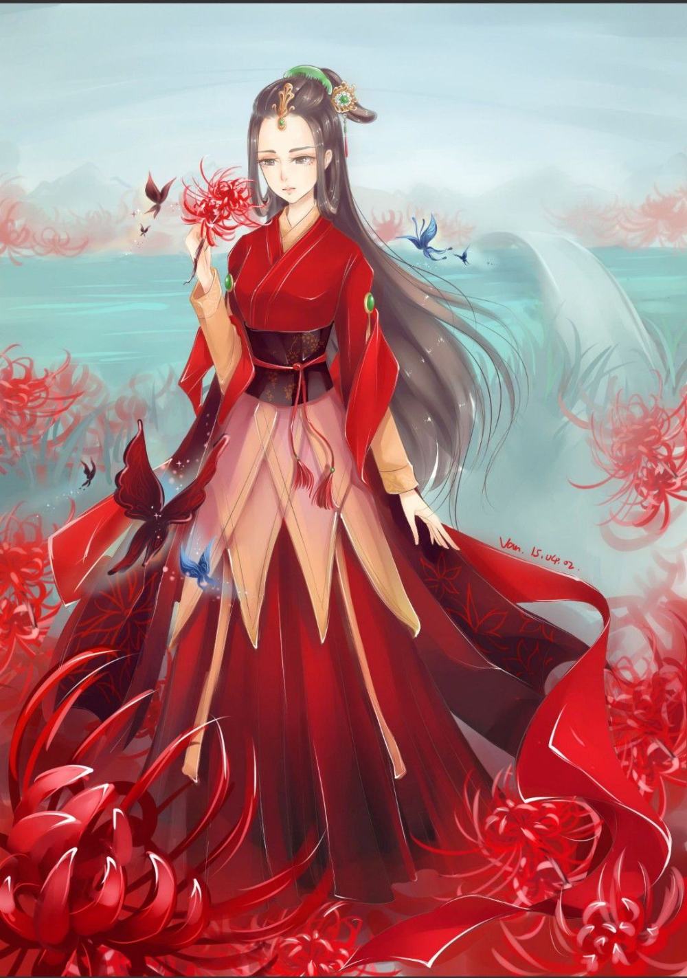 古风彼岸花高清 堆糖 美图壁纸兴趣社区