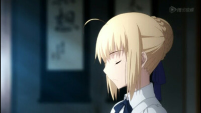 fate saber 呆毛