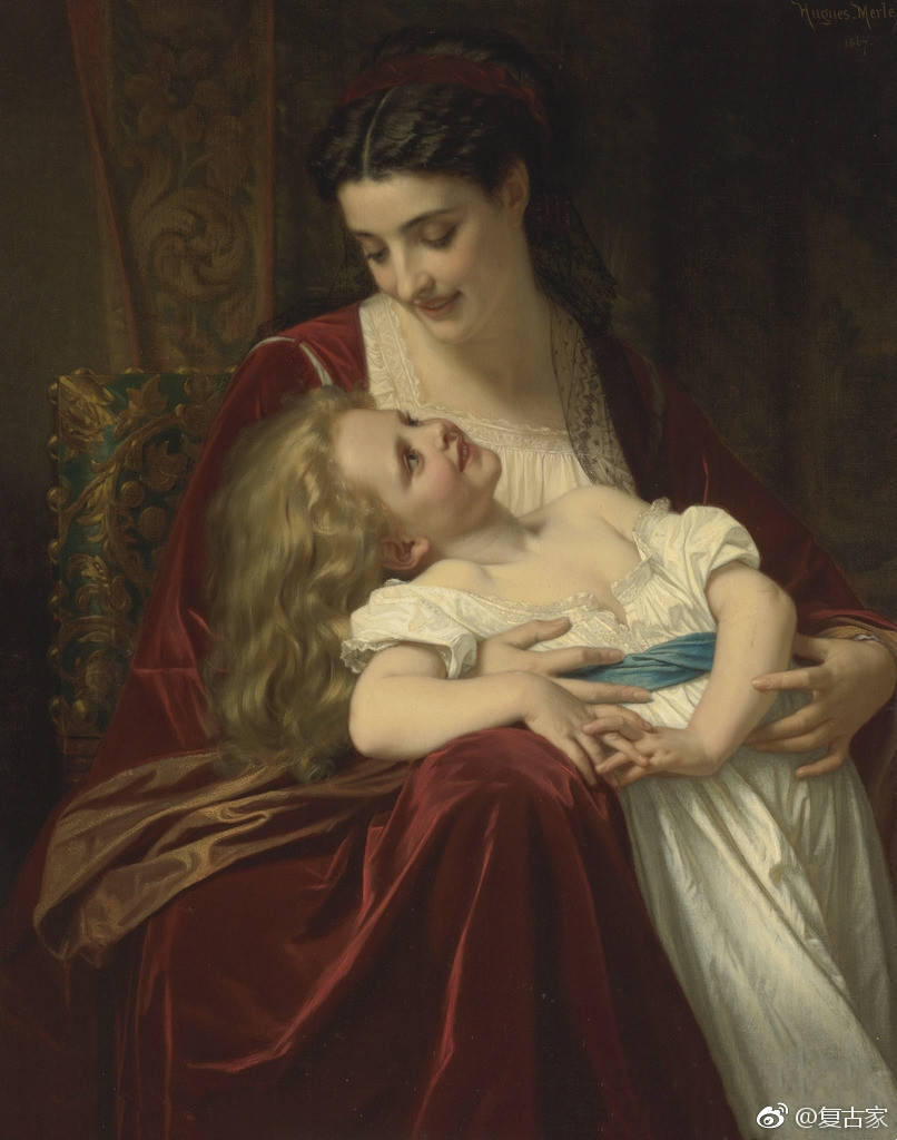 [cp]一直特别喜欢母女画.这组欧洲古典油画中的母女让人觉得特别温暖.
