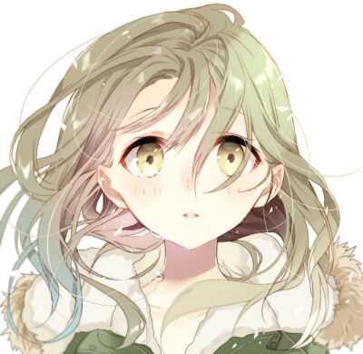 下垂眼少女