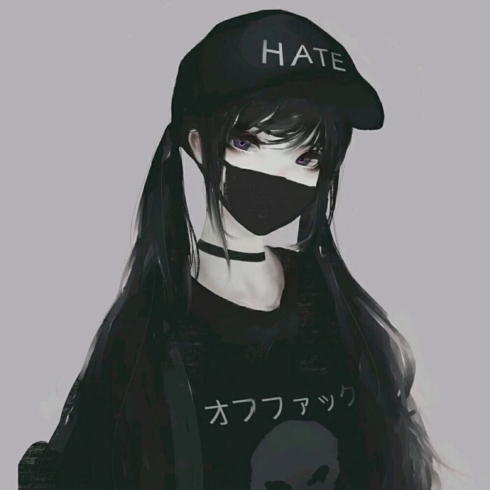 口罩女头像 动漫人物 卡通 堆糖 美图壁纸兴趣社区