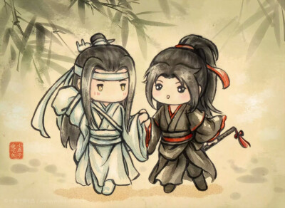 魔道祖师q版古风