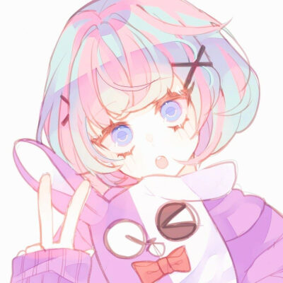 粉色糖果二次元头像
