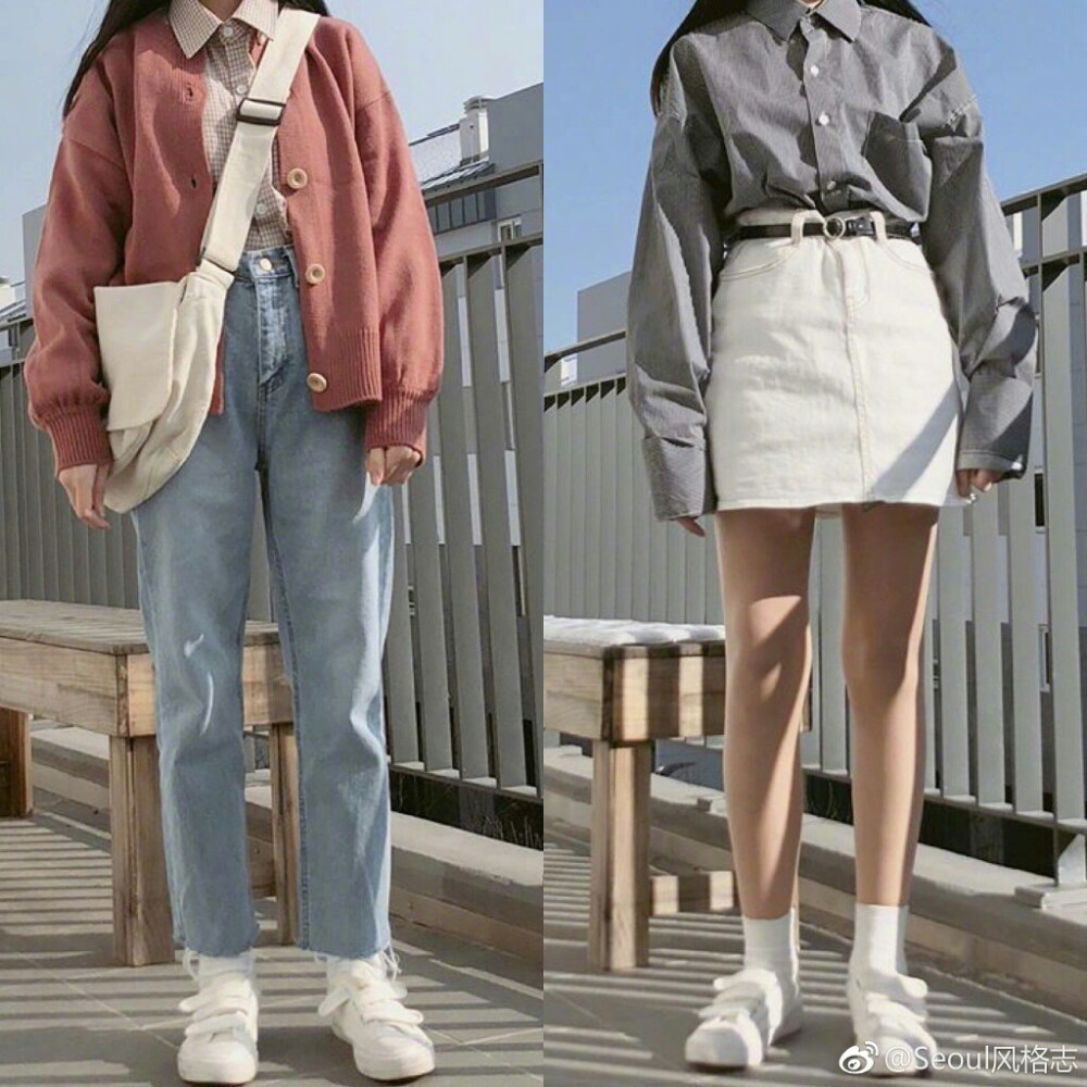 ins搭配look |初春chic 韩国小清新 衣服搭配 学生妹穿搭必备