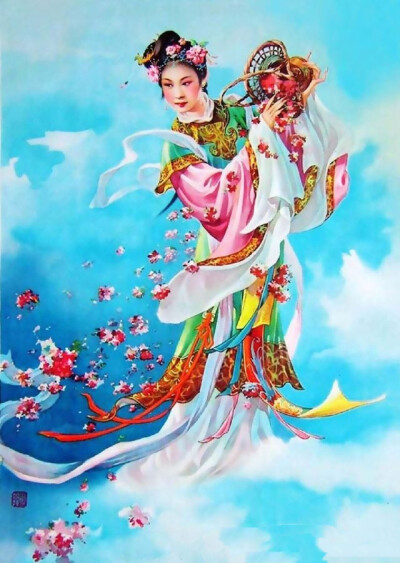 评论  传统戏曲年画《天女散花》 0 4 熙熙时候  发布到  古代仙女