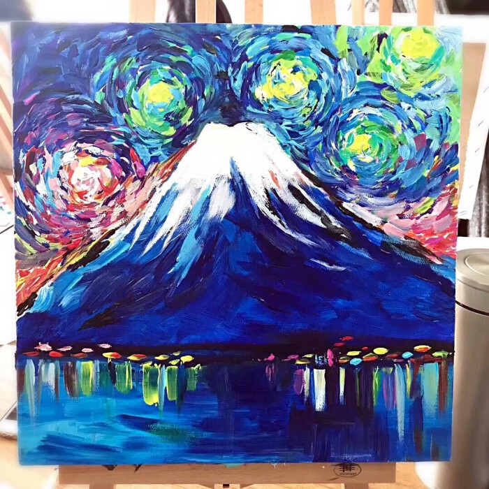 4 星空下的富士山 堆糖 美图壁纸兴趣社区
