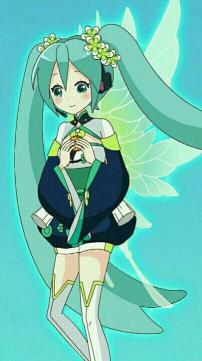 小花仙绿牡丹精灵王初音