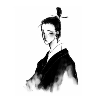动漫 黑白 古风 头像
