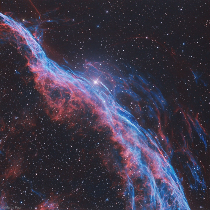 "ngc 6960: the witch"s broom nebula" image from the #nasa