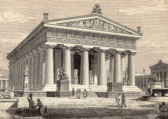 《帕提农神庙》帕提农神庙,是古希腊雅典娜女神的神庙,兴建于公元前5