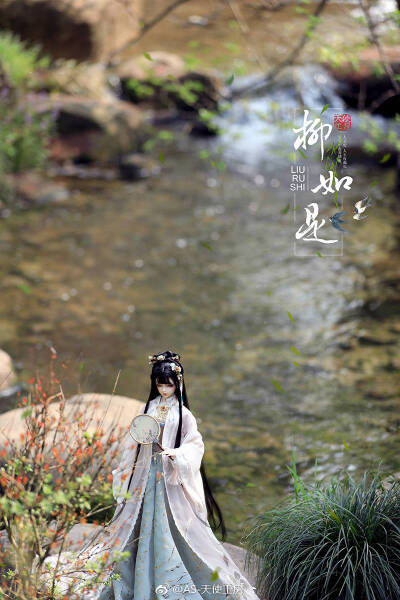 柳如是〕古风 绝代佳人 sd娃娃 bjd 玩具 人偶 壁纸 萌物