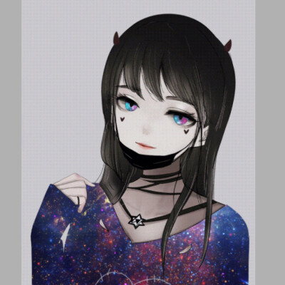 情侣头像 星空 女生头像