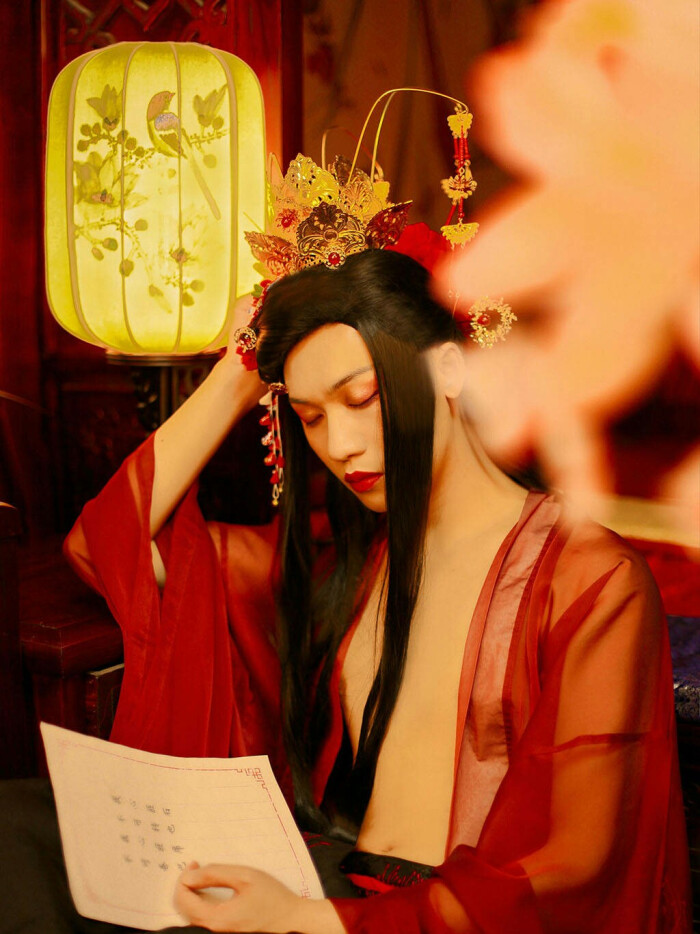 淡辉夕颜,公子如玉,是你执一把青伞,为我许下一世长安)古风真人男头 