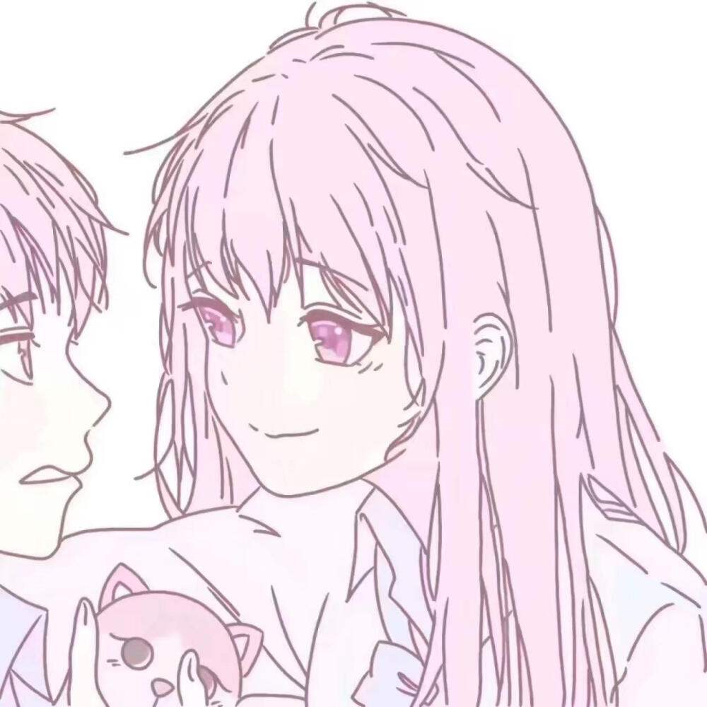 快看动漫情侣女生头像
