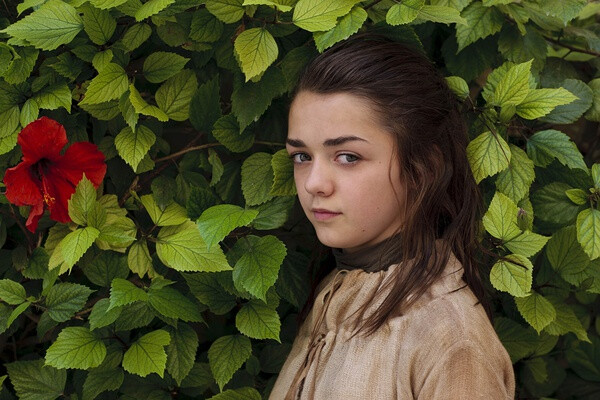 麦茜·威廉姆斯(maisie williams)饰:arya stark ——自《权利的游戏