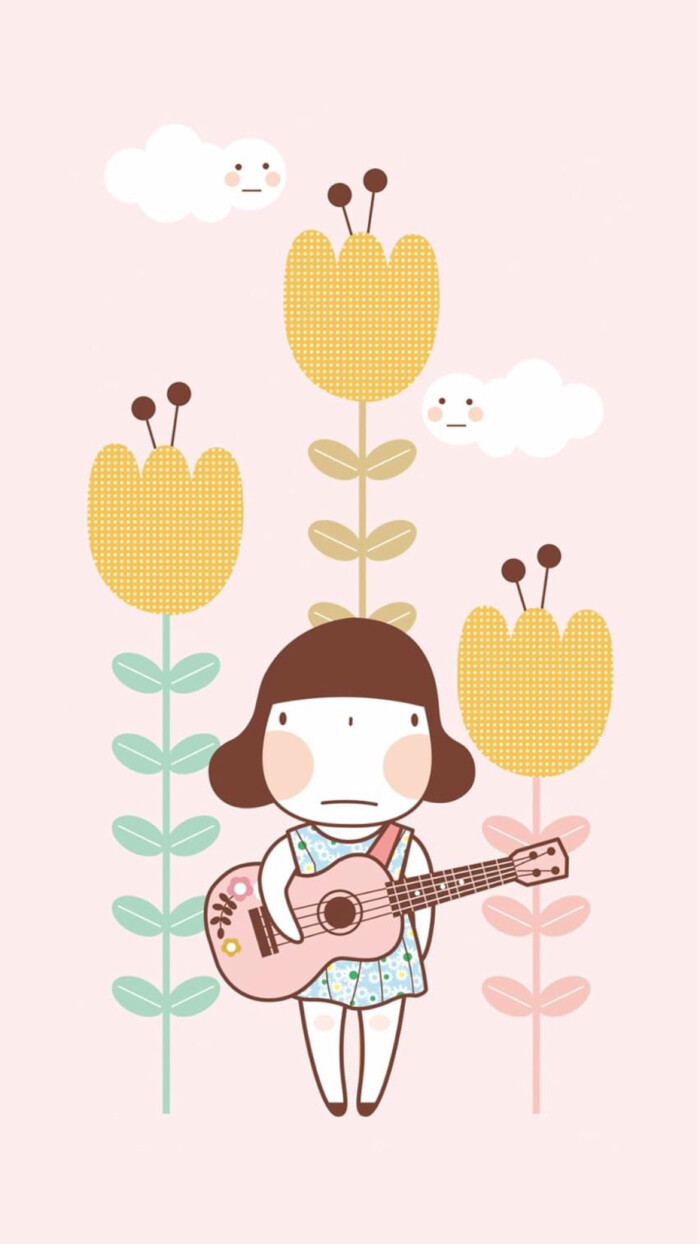 影视 女生 q版 微信 qq 微博 )女孩 韩国唯美插画手绘动漫卡通可爱