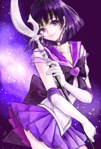 二次元 紫色系少女